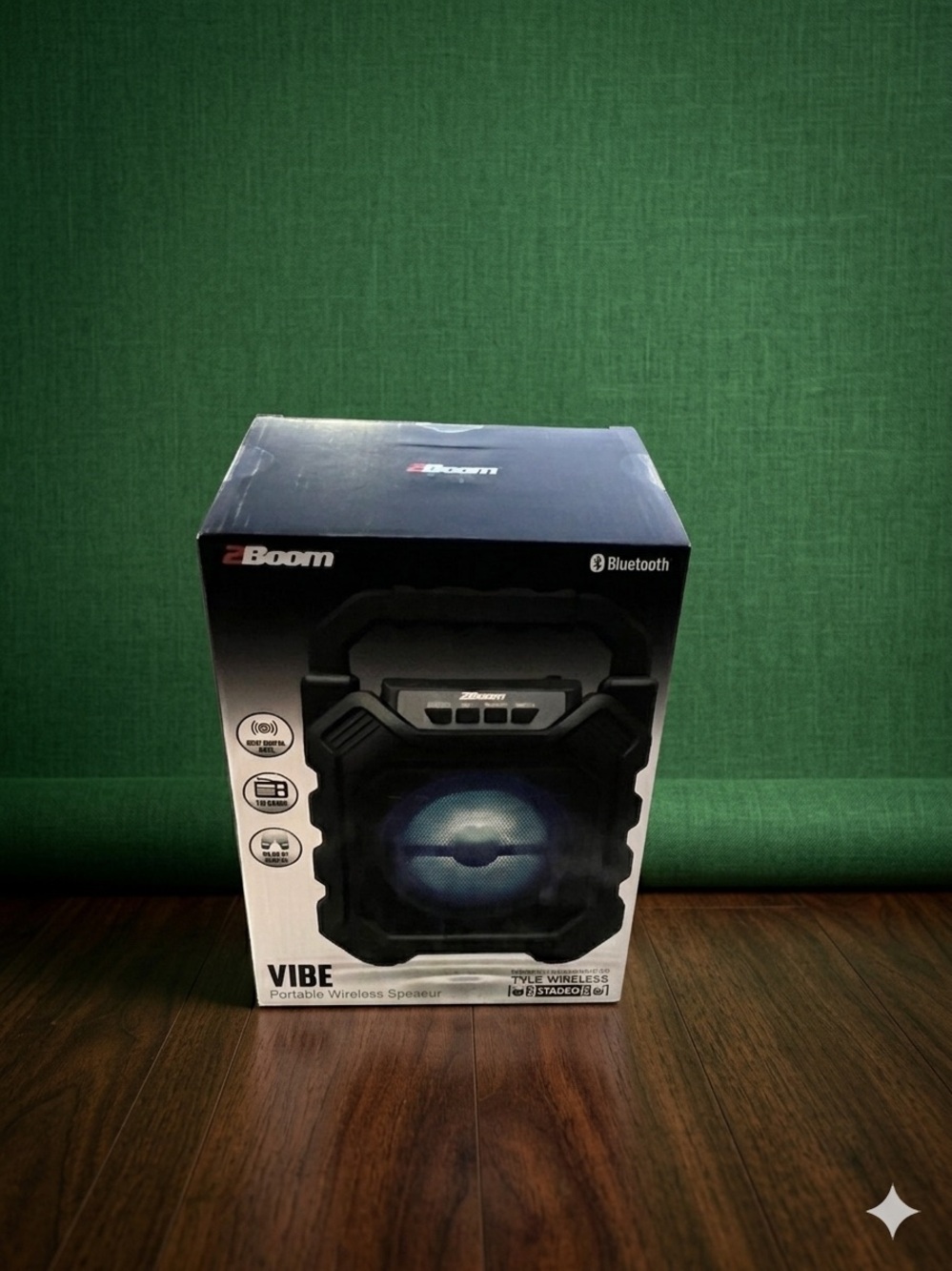 VIBE Portable Bluetooth Speaker - Black
